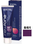 Тонирующая маска для волос NEWTONE ESTEL HAUTE COUTURE 8/61 Светло-русый фиолетово-пепельный (435 мл