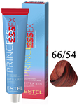 ESTEL PC66/54 Крем-краска для волос ESTEL PRINCE Extra Red, 66/54 Темно-русый красно-медный, PC66/54