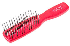 Щётка для волос Relax малая красная HARIZMA  ; упак (6 шт), h10694-03
