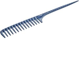 Расческа хвостик  с редкими зубьями. синяя COMAIR ; упак (12 шт), 7000364/702519