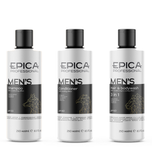 EPICA Professional Набор MEN`S (шампунь 250мл+кондиционер 250мл + униве-ый ш д/волос и тела),913096