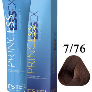 7/76 Крем-краска ESTEL PRINCESS ESSEX, средне-русый коричнево-фиолетовый
