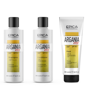 EPICA Professional Набор Argania Rise Organic (шампунь 250мл+кондиционер 250мл+маска 250мл),913075