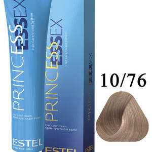 10/76 Крем-краска ESTEL PRINCESS ESSEX, светлый блондин коричнево-фиолетовый 60 мл, PE10/76