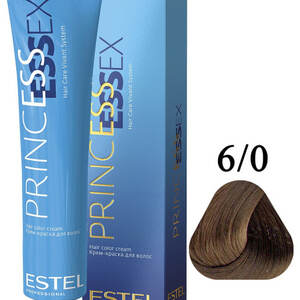 6/0 Крем-краска ESTEL PRINCESS ESSEX, темно-русый 60 мл, PE6/0