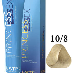 ESTEL 10/8 Крем-краска ESTEL PRINCESS ESSEX, светлый блондин жемчужный/жемчужный лед, PE10/8