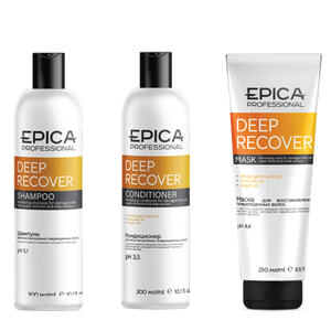 EPICA Professional Набор Deep Recover (шампунь 300мл+кондиционер 300мл+маска 250мл), 913062