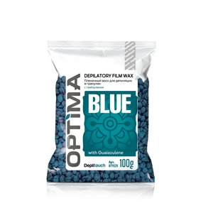 Пленочный воск для депиляции в гранулах OPTIMA «BLUE», 100 гр., 871531