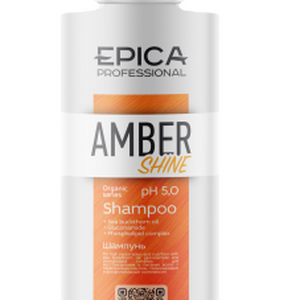 EPICA Professional Amber Shine ORGANIC Шампунь для восстановления и питания, 250 мл, 91308