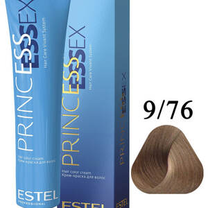 9/76 Крем-краска ESTEL PRINCESS ESSEX, блондин коричнево-фиолетовый/нежная лилия
