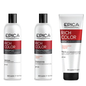 EPICA Professional Набор Rich Color (шампунь 300мл+кондиционер 300мл+маска 250мл), 913063